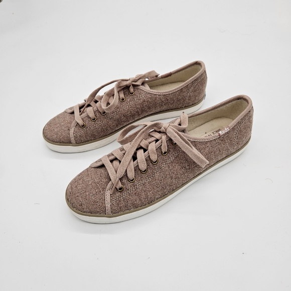 womens keds dream foam tan 50% brushed wool uppers size 9 - Picture 2 of 6